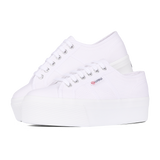 White platform 2025 sneakers superga